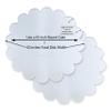 10 Inch Scallop-Petal Disk Set-Novelty Shaped Acrylic Disks for Cake Decorating view 2