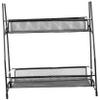 Vaguelly Black Storage Rack for Kitchen and Bathroom Sturdy Organizer for Countertop and Wall for Toiletries and Spices Heavy Duty Construction view 1