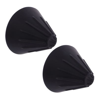 DIYEAH 4pcs Silicone Coffee Funnel Reusable Food-Grade Filter for Easy Brewing Portable Washable Coffee Strainer for Home Travel Use