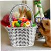 minkissy 12Pcs Gold Silver Plated Candy Baskets Handles Decorative Wedding Favor Boxes for Baby Showers Party Supplies and Small Storage view 4