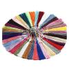 100pcs Hanging Rope Silk Tassel for DIY Earrings Necklaces Long Fringe Pendant Finding Accessories(Orange) view 1