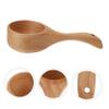 MAGICLULU 1pc Wooden Soup Spoon Water Scoop for Bath Multipurpose Wooden Scoop Kitchen Water Ladle Tableware view 4