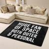 AMZWZSH Huge Fan of Space Both Outer and Personal Area Rug for Living Room Bedroom - Soft Non-Slip Low Pile Washable Floor Mat, Perfect for Kitchen, Dining Room, Nursery, Office view 1
