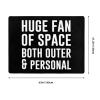 AMZWZSH Huge Fan of Space Both Outer and Personal Area Rug for Living Room Bedroom - Soft Non-Slip Low Pile Washable Floor Mat, Perfect for Kitchen, Dining Room, Nursery, Office view 2