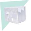 Alipis Wedding Guest Book with Rhinestone Flower Cloth Attendance Book view 3