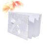 Alipis Wedding Guest Book with Rhinestone Flower Cloth Attendance Book view 4