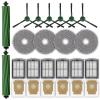 (24 Pack) Roomba Plus 505 Combo Replacement Parts for iRobot Roomba Plus 505 Combo robot/Roomba Plus 405 Combo Robot Vacuum, 2 Roller Brushes, 6 Dust Bags, 4 Mop Pads, 6 Side Brushes, 6 HEPA Filters view 1