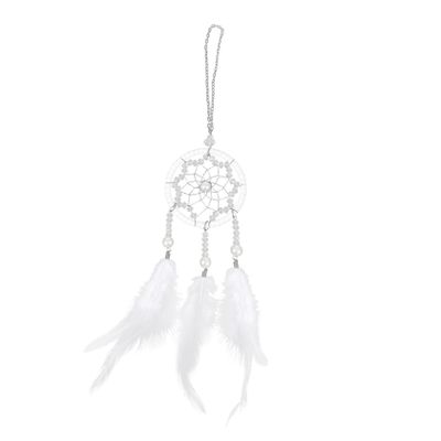 Happyyami Handmade Dreamcatcher Ornament for Car Pendant Rearview Mirror Decor Wind Chime Design for Home and Vehicle Decoration