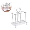 BRIGHTFUFU Drying Stand Iron Cup Holder Coffee Cup Rack Mugs Organizer for Kitchen view 3