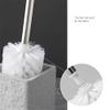 CFGH6FDF Toilet Brush Holder Square Sandstone Toilet Brus Kit Resin Round Brush Head Toilet Brush with Removable Stainless Steel Long Handle Toilet Brush Bathroom Toilet Brush view 3