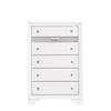 5 Drawer Storage Chest with Jewelry Box, Living Room Decorative Cabinet,Easy to Install view 2