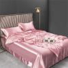 100 Percent Silk Luxury Bedding Set - 4-Piece Quilt Cover, Bedsheet, Pillowcase - Queen & King Size view 1