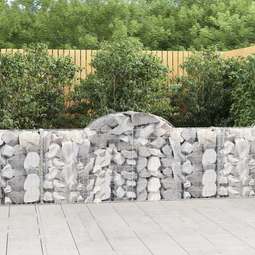 Gabion Basket Set of 3 Silver Galvanized Iron,Home & Garden,Lawn & Garden,Gardening,Pots & Planters,3146090