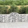 Gabion Basket Set of 3 Silver Galvanized Iron,Home & Garden,Lawn & Garden,Gardening,Pots & Planters,3146090 view 1