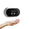 Automatic Soap Dispenser Liquid Bathroom, Wall Mount Rechargeable Touchless, Adjustable Auto Smart Electric Plastic Soap Dispenser with Clock, for Bathroom Kitchen,A,White view 1