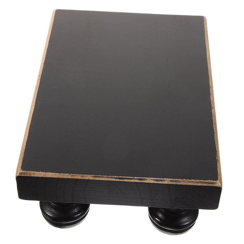 BUGUUYO Wooden Soap Tray Detachable Legs Small Bathroom Stand Natural Wood Base for Cosmetics and Soap Display