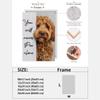 Funny Bathroom Wall Art Goldendoodle You Will Never Pee Alone Canvas Poster Print Funny Bathroom Signs Pictures Dog Lovers Computer Room Ideas Wall Decor 24x36inch Framed view 2