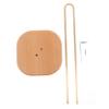 HOLIDYOYO Elegant Wooden Paper Towel Holder Multipurpose Storage Rack Kitchen Roll Paper Stand view 1