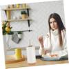HOLIDYOYO Elegant Wooden Paper Towel Holder Multipurpose Storage Rack Kitchen Roll Paper Stand view 2
