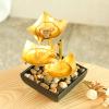 Beisup Tabletop Fountain Waterfall, Waterfall Fountain Indoor, Tabletop Water Fountain for Office, Living Room, Bedroom Decor view 4