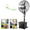 Adjustable Height Misting Fan, 3 Cooling Speeds with 11.5 Gallon Tank, Pedestal Fan for Backyards, Patios and More, 90 Oscillating, Black (81cm/31.9in) view 1
