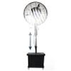 Outdoor Misting Pedestal Fan, 60 Oscillating Adjustable Height Stand Fan with 9 Gallon Tank, 3 Cooling Speeds Fan Misters for Patio, Garden, Backyard (81cm/31.9in) view 1