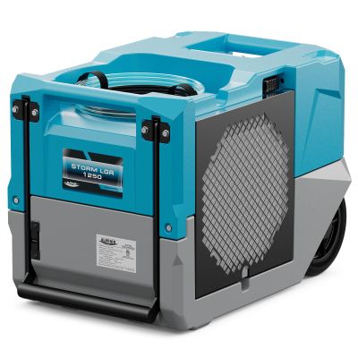 ALORAIR 264 Pitns LGR Commercial Dehumidifier with Pump, Up to 3,000 Sq.Ft Industrial Dehumidifier with Drain Hose Potable Wheels Design for Whole House, Basement, Warehouse, Garage, Blue