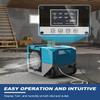 ALORAIR 264 Pitns LGR Commercial Dehumidifier with Pump, Up to 3,000 Sq.Ft Industrial Dehumidifier with Drain Hose Potable Wheels Design for Whole House, Basement, Warehouse, Garage, Blue view 3