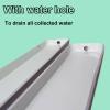 AoForce Drain Pan Tablets for Ac Unit Air Conditioner Drip Pan Drain Pan with Wire, Clamp, Water Pipe and Hook Stainless Steel Material Insulation Cotton Wrapped Around(70 * 12CM) view 3