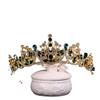 crown,Crowns,tiaras, Tiaraprincess crownWedding Tiara Princess Golden Crown Bridal Headdress Fashion Wedding Hairstyle Accessories Women's Princess Crystal Pearl Headdress Birthday crown (Color : Re view 2