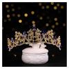crown,Crowns,tiaras, Tiaraprincess crownWedding Tiara Princess Golden Crown Bridal Headdress Fashion Wedding Hairstyle Accessories Women's Princess Crystal Pearl Headdress Birthday crown (Color : Re view 4