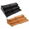 JECOMPRIS 2pcs Tabletop Spice Storage Shelf Expandable Kitchen Condiment Rack for Seasoning Bottles Versatile Home Accessories Easy to Install and Organize view 1