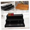 JECOMPRIS 2pcs Tabletop Spice Storage Shelf Expandable Kitchen Condiment Rack for Seasoning Bottles Versatile Home Accessories Easy to Install and Organize view 4