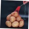DECHOUS 50pcs Thick Red Plastic Fruit Storage Mesh Bags for Watermelon view 2