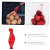 DECHOUS 50pcs Thick Red Plastic Fruit Storage Mesh Bags for Watermelon view 3