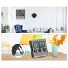Digital LCD Refrigerator Thermometer With Audible Alarm Max,Min Temperature Records Indoor Room Temperature Monitor For Fridge view 3
