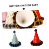 Ciieeo 6pcs Birthday Gilding Paper Party Hats with Elastic Rope for Events view 2