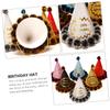 Ciieeo 6pcs Birthday Gilding Paper Party Hats with Elastic Rope for Events view 3