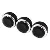 3Pcs Aluminum Alloy Car AC Knob Compatible For Kia Rio Air Conditioning Knob Heat Control Switch Button Knobs Accessories view 1