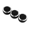 3Pcs Aluminum Alloy Car AC Knob Compatible For Kia Rio Air Conditioning Knob Heat Control Switch Button Knobs Accessories view 4