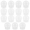 Alipis 15PCS DIY Snow Globe Water Globe: 2.8 Inch/70mm Plastic Snow Globes with Screw Off Cap - Clear Fillable Jar Ornaments for DIY Crafts Christmas Home Decoration view 1