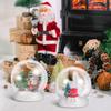 Alipis 15PCS DIY Snow Globe Water Globe: 2.8 Inch/70mm Plastic Snow Globes with Screw Off Cap - Clear Fillable Jar Ornaments for DIY Crafts Christmas Home Decoration view 3