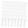SOLUSTRE 100Pcs Adjustable Curtain Hooks Plastic Drapery Holders Convenient Curtain Accessories for Home Shower Kitchen and More view 1