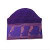 PrestigeApplause Purple Embroidery ASO Oke Groom Cap African Nigerian Hat Men Groom for Wedding Party Yoruba Hat Men Cap, Purple 3, osz view 1