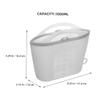 Abaodam 2pcs Reusable Silicone Food Storage Bags Microwave Steam Bag Vegetable Reusable Food Storage Microwave Steam Silicone for view 2