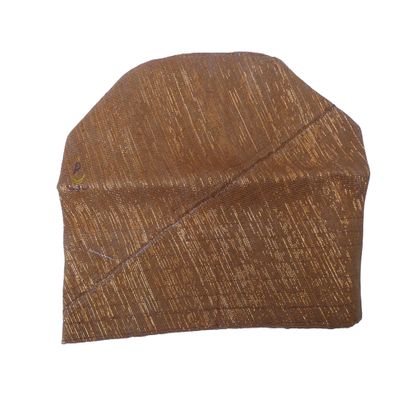 PrestigeApplause Orange Embroidery ASO Oke Groom Cap African Nigerian Hat Men Groom for Wedding Party Yoruba Hat Men Cap, Plain Orange, osz