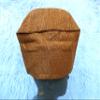 PrestigeApplause Orange Embroidery ASO Oke Groom Cap African Nigerian Hat Men Groom for Wedding Party Yoruba Hat Men Cap, Plain Orange, osz view 3