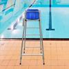 Dalumian Swimming Pool Stainless Steel Lifeguard Chairs, Pool Deck Lifeguard Chairs with Hole & Hook,Loads 661lbs(304,1.8m) view 1