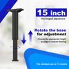 LZVXTYM 6 Pcs Bed Support Legs, 7.6"-12.6" Bed Frame Center Support Legs with Wider Base, Heavy-Duty Adjustable Risers Replacement for Box Spring, Platform, Slats, Furniture view 2