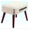 Jacquard Ottoman Covers Slipcover for Footstool Pouffe Foot Stool Stretch Fit Square Rectangle Round Small Large Bar Footrest Protector Cover with Elastic Bottom Washable Customizable(Beige White,45x8 view 1